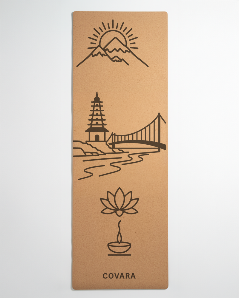 Rishikesh Edition • Cork Yoga Mat